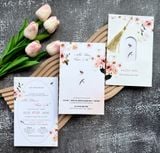  Thiệp Cưới "Anh Đào Én Lượn" - Duyên Tơ Hồng 