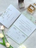  Thiệp Cưới "Giấc Mơ Tình Yêu" - Họa Tiết Mẫu Đơn Lãng Mạn 