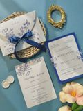  Thiệp Cưới Dải Băng Hạnh Phúc - Sapphire Ribbon 