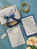 Thiệp Cưới Dải Băng Hạnh Phúc - Sapphire Ribbon
