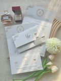  Thiệp Cưới "Ánh Kim Hẹn Ước" - Tối Giản Sang Trọng & Ép Kim Vàng 