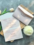  Thiệp Cưới "Nàng Tulip Kiêu Sa" - Phong Cách Vẽ Nét Tối Giản 