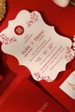 Thiệp Cưới Họa Tiết Thời Gian - Laser Lace Dream 