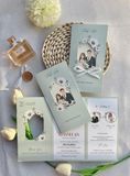  Thiệp Cưới Cúc Họa Mi Tinh Khôi - Vẻ Đẹp Tối Giản 
