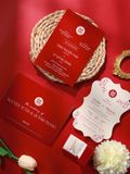  Thiệp Cưới Họa Tiết Thời Gian - Laser Lace Dream 