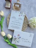  Thiệp Cưới "Giai Điệu Đồng Xanh" - Vẻ Đẹp Hoa Cỏ Tự Nhiên 
