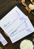  Thiệp Cưới "Duyên Tơ Tím" - Nét Hoa Lavender & Thanh Lịch 