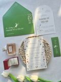  Thiệp Cưới Emerald Green - Phong Cách Độc Đáo 