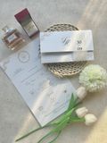  Thiệp Cưới "Ánh Kim Hẹn Ước" - Tối Giản Sang Trọng & Ép Kim Vàng 