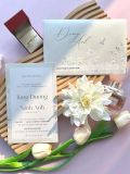  Thiệp Cưới "Vũ Điệu Ánh Kim" - Giấy Ngọc Trai & Họa Tiết Thần Tiên 