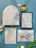  Thiệp Cưới Dải Băng Hạnh Phúc - Sapphire Ribbon 