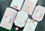 Thiệp Cưới "Hồng Phấn Mộng Mơ" - Dấu Ấn Cổ Điển & Lãng Mạn 