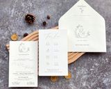  Thiệp Cưới Tối Giản Sang Trọng - Niêm Phong Hạnh Phúc 