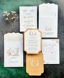  Thiệp Cưới "Hoàng Kim Duyên Ước" - Nét Quý Phái & Vĩnh Cửu 