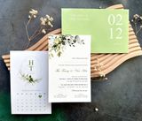  Thiệp Cưới "Thanh Bình Xanh" - Tối Giản & Tinh Tế 