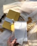  Thiệp Cưới 'Dấu Ấn Thời Gian' - Nét Cổ Điển & Hoa Khô Lãng Mạn 