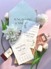  Thiệp Cưới "Olive Tình Nồng" - Giấy Vellum Mờ & Dấu Sáp Vàng 
