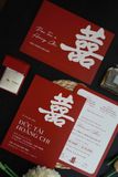  Thiệp Cưới "Song Hỷ Uyên Ương" - Nét Đỏ Truyền Thống & Hiện Đại 