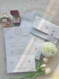  Thiệp Cưới "Ánh Kim Hẹn Ước" - Tối Giản Sang Trọng & Ép Kim Vàng 