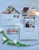  Thiệp Cưới Mẫu Đơn Quyến Rũ - Lãng Mạn Châu Âu 