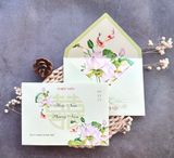  Thiệp Cưới Thủy Mặc Uyên Ương - Sắc Ngọc Tình Son 