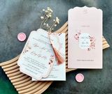  Thiệp Cưới "Hồng Phấn Mộng Mơ" - Dấu Ấn Cổ Điển & Lãng Mạn 