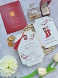  Thiệp Cưới Chibi Hạnh Phúc - Sắc Đỏ Tươi Vui 
