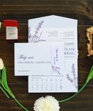  Thiệp Cưới "Duyên Tơ Tím" - Nét Hoa Lavender & Thanh Lịch 