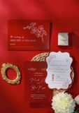  Thiệp Cưới Red Velvet - Song Hỷ Lâm Môn 