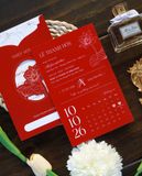  Thiệp Cưới 'Sen Hồng Tình Ái' - Nét Truyền Thống Hiện Đại 