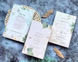  Thiệp Cưới Mẫu Đơn Đỏ - Vẻ Đẹp Á Đông Quyến Rũ 