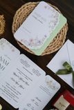  Thiệp Cưới 'Hương Tình Yêu' - Sắc Xanh Pastel 