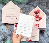  Thiệp Cưới Hoa Hồng Lãng Mạn - Tình Khúc Mùa Yêu 