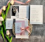  Thiệp Cưới "Hồng Tulip Tinh Khôi" - Dấu Ấn Tình Yêu 
