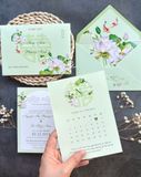  Thiệp Cưới Thủy Mặc Uyên Ương - Sắc Ngọc Tình Son 