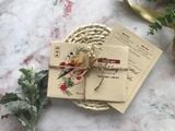  Thiệp Cưới "Khúc Giao Mùa" - Nét Mộc Mạc Rustic & Hoài Cổ Vintage 