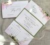  Thiệp Cưới "Giai Điệu Màu Nước" - Phối Màu Hiện Đại & Ruy Băng Voan 