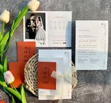  Thiệp Cưới "Hồng Tulip Tinh Khôi" - Dấu Ấn Tình Yêu 