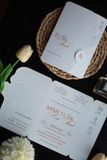  Thiệp Cưới “Linh Lan Tinh Khôi” - Vẻ Đẹp Tối Giản 