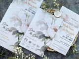  Thiệp Cưới Hoa Hồng Pastel - Hiện Đại & Tươi Sáng 