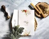  Thiệp Cưới "Dấu Ấn Hoàng Gia" - Xanh Navy Thanh Lịch & Dấu Sáp Cổ Điển 