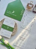  Thiệp Cưới Emerald Green - Phong Cách Độc Đáo 