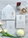  Thiệp Cưới Vườn Yêu Xanh Mát - Botanical Tối Giản & Tinh Khôi 