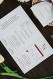  Thiệp Cưới "Hẹn Ước Tối Giản" - Nét Sang Trọng Ruy Băng Nâu & Giấy Mỹ Thuật Cao Cấp 