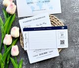  Thiệp Cưới "Hành Trình Hạnh Phúc" - Thiết Kế Passport & Chủ Đề Du Lịch 