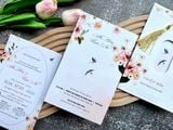  Thiệp Cưới "Anh Đào Én Lượn" - Duyên Tơ Hồng 