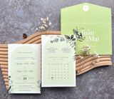  Thiệp Cưới Khu Vườn Tình Yêu - Botanical Lãng Mạn 