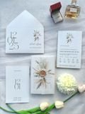  Thiệp Cưới Vườn Yêu Xanh Mát - Botanical Tối Giản & Tinh Khôi 