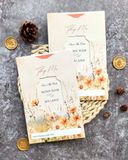  Thiệp Cưới Hoa Dại Mùa Hè - Lời Hẹn Tình Yêu 