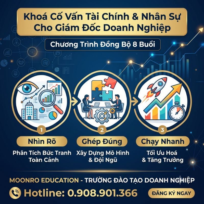  Khoá Cố Vấn Tài Chính Nhân Sự Cho Giám Đốc Doanh Nghiệp 